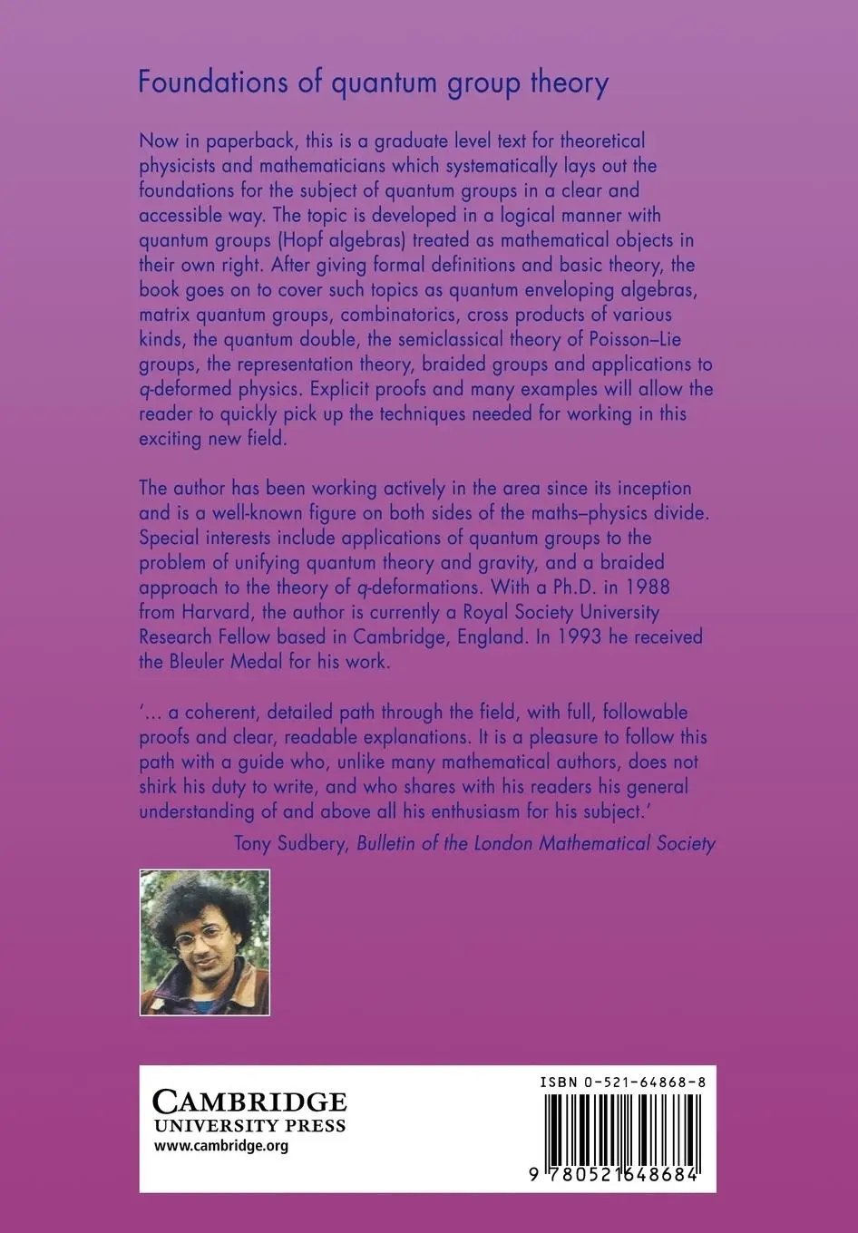 Rückseite: 9780521648684 | Foundations of Quantum Group Theory | Shahn Majid | Taschenbuch | 2006