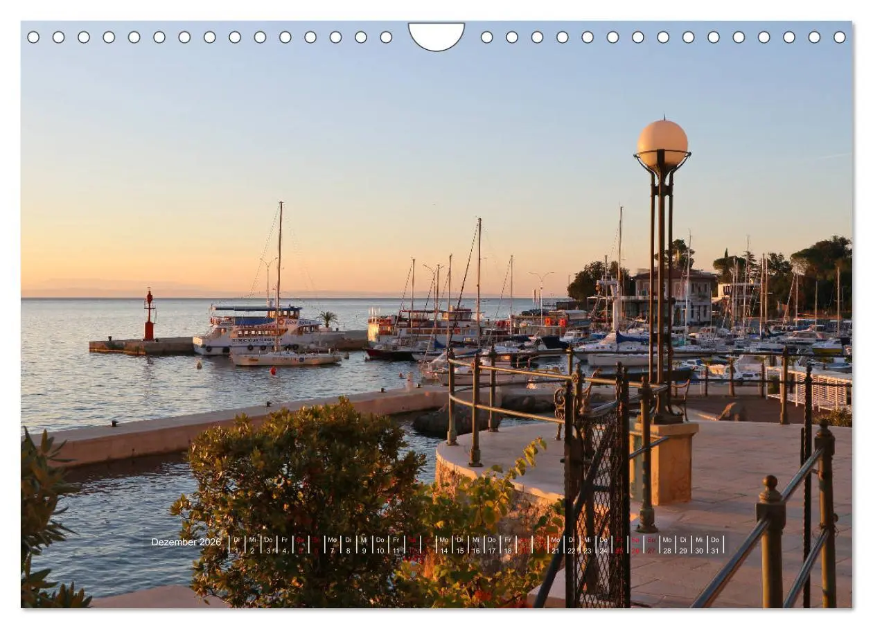 Bild: 9783457928684 | Zauberhaftes Opatija (Wandkalender 2026 DIN A4 quer), CALVENDO...