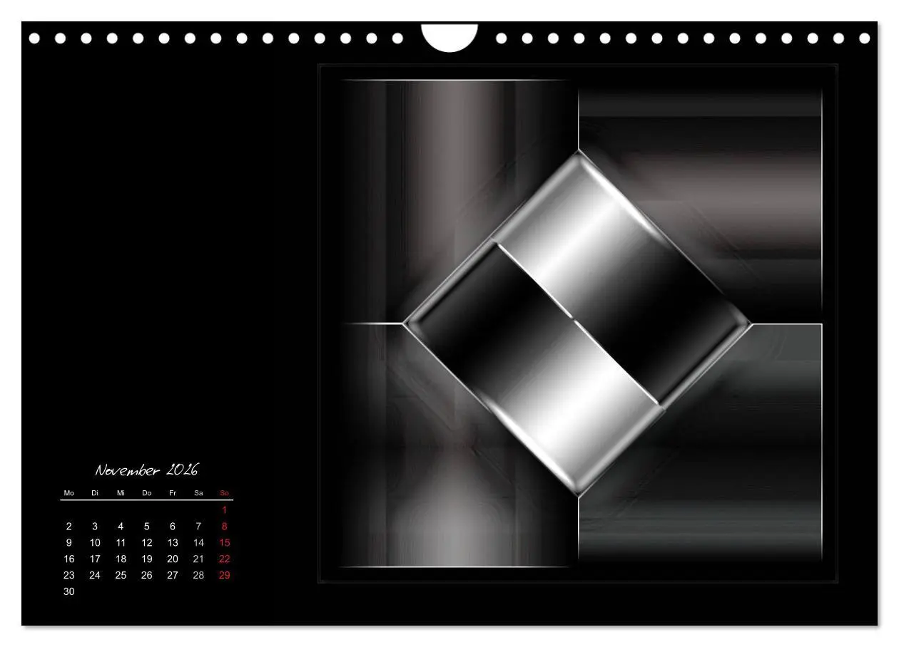 Bild: 9783516188684 | Schwarz trifft Weiß (Wandkalender 2026 DIN A4 quer), CALVENDO...