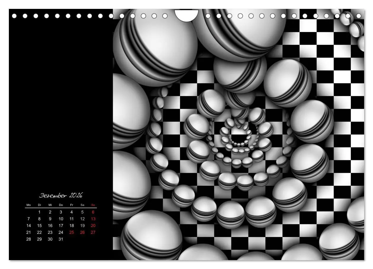 Bild: 9783516188684 | Schwarz trifft Weiß (Wandkalender 2026 DIN A4 quer), CALVENDO...