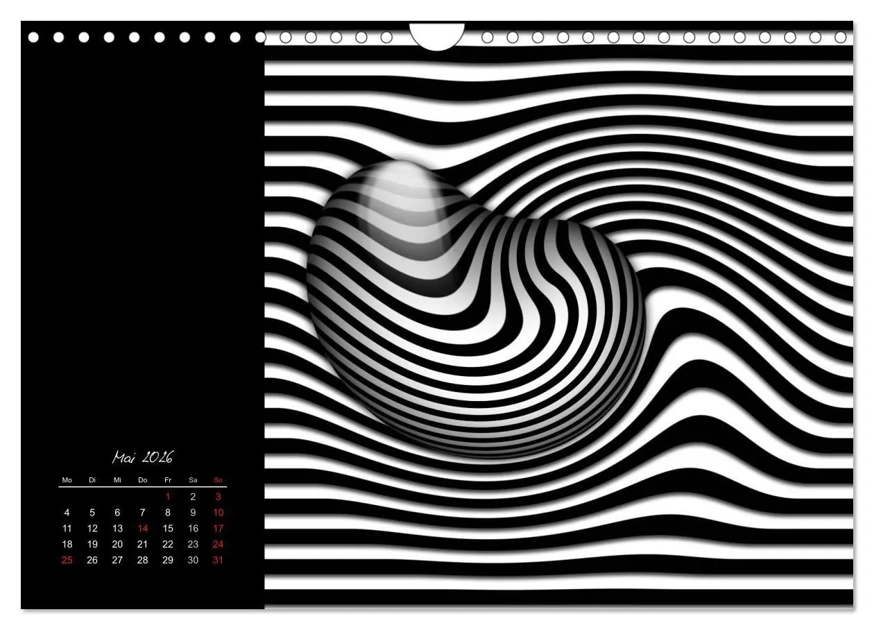 Bild: 9783516188684 | Schwarz trifft Weiß (Wandkalender 2026 DIN A4 quer), CALVENDO...