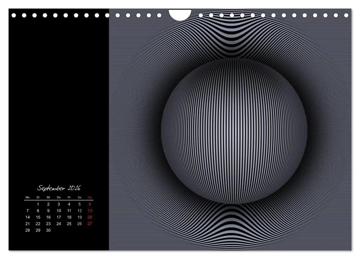 Bild: 9783516188684 | Schwarz trifft Weiß (Wandkalender 2026 DIN A4 quer), CALVENDO...