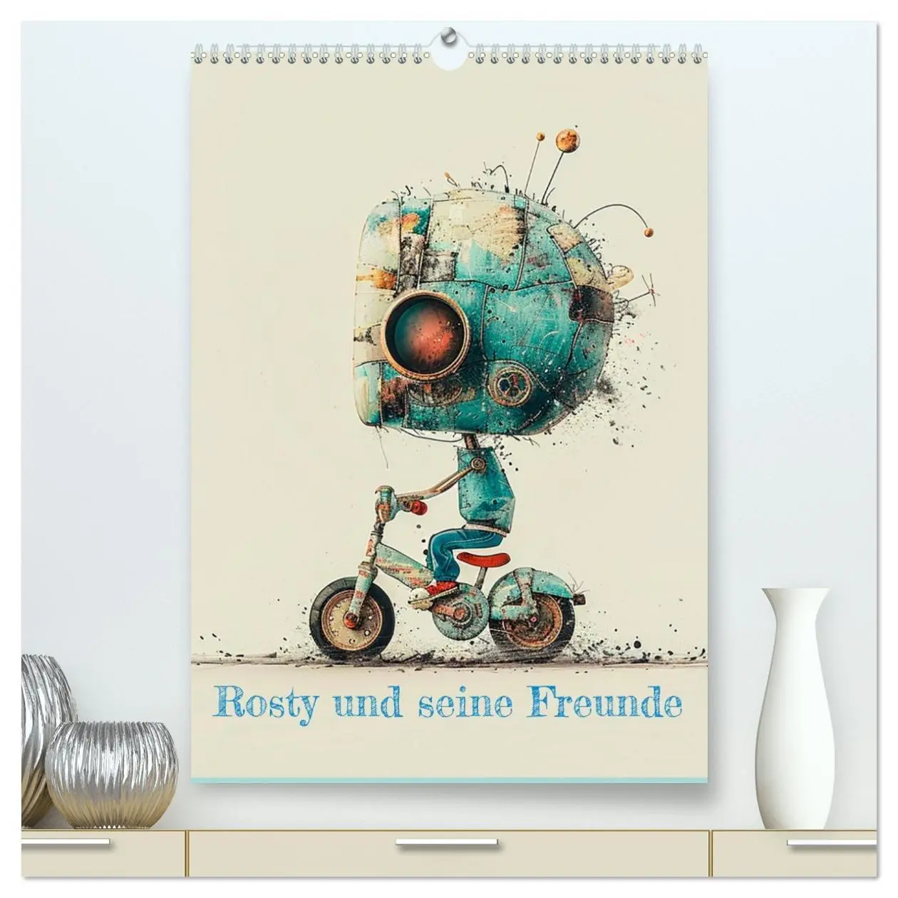 Cover: 9783516258684 | Rosty und seine Freunde (hochwertiger Premium Wandkalender 2026 DIN...