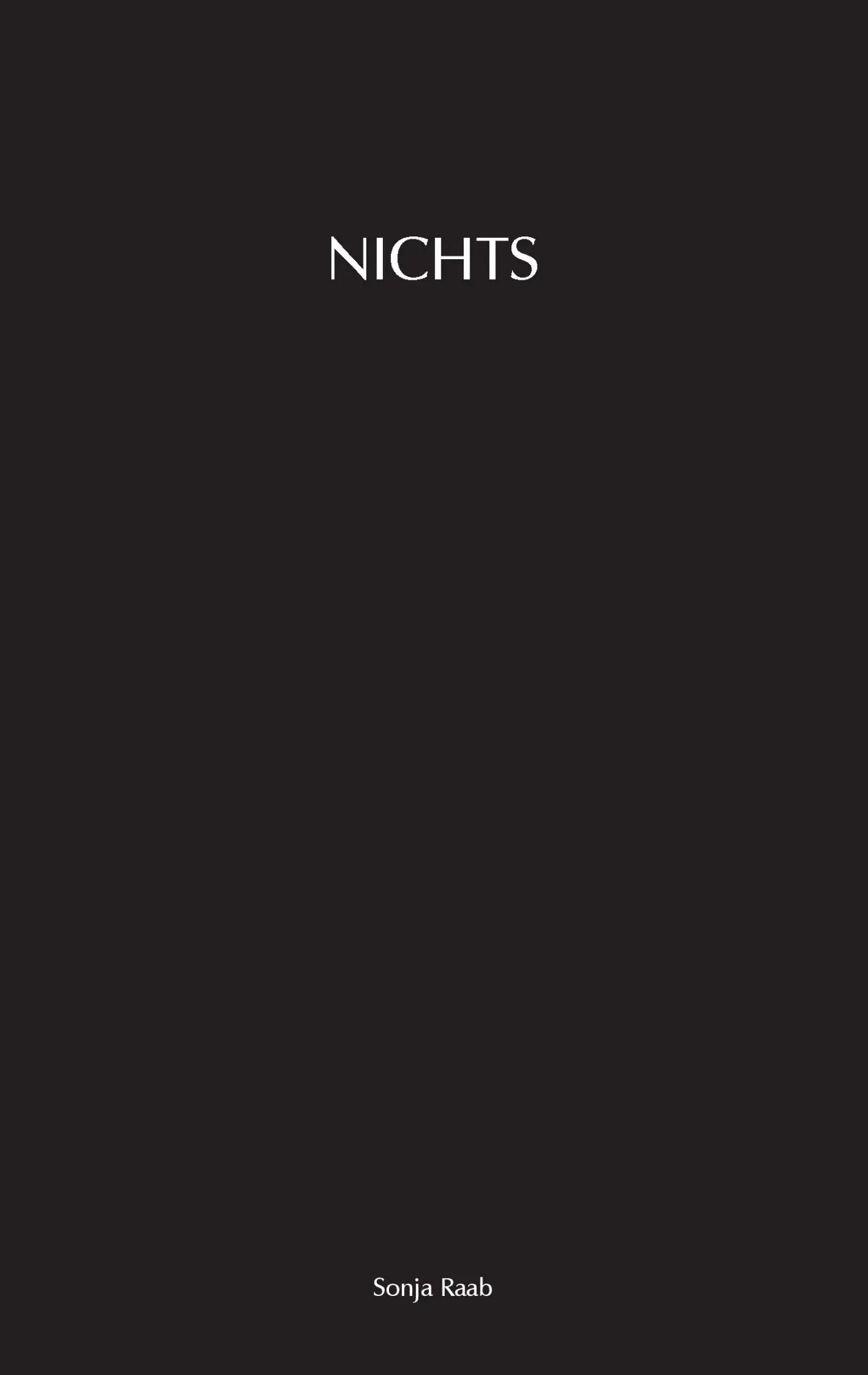 Cover: 9783741298684 | Nichts | Sonja Raab | Taschenbuch | 148 S. | Deutsch | 2017