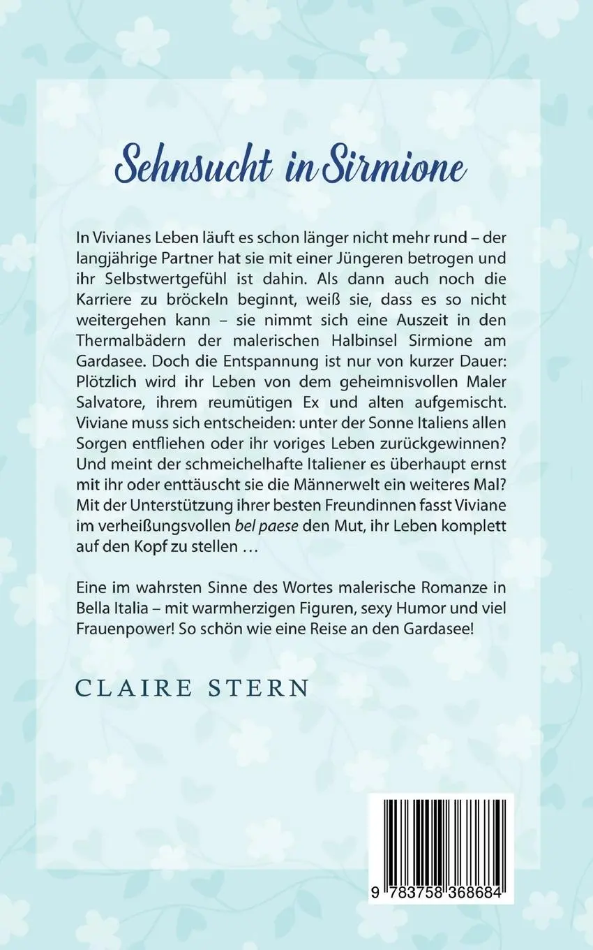 Rückseite: 9783758368684 | Sehnsucht in Sirmione | Liebe am Lago di Garda, Band 1 | Claire Stern
