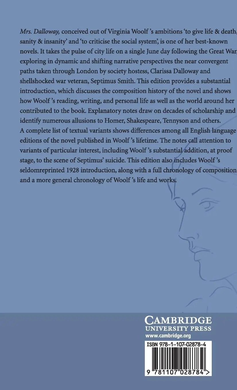 Rückseite: 9781107028784 | Mrs. Dalloway | Virginia Woolf | Buch | Englisch | 2018