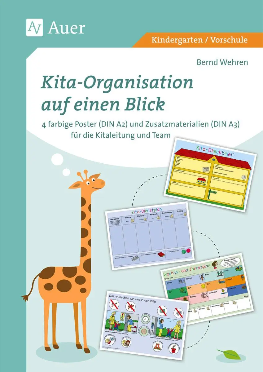 Cover: 9783403078784 | Kita-Organisation auf einen Blick | Bernd Wehren | Poster | Poster