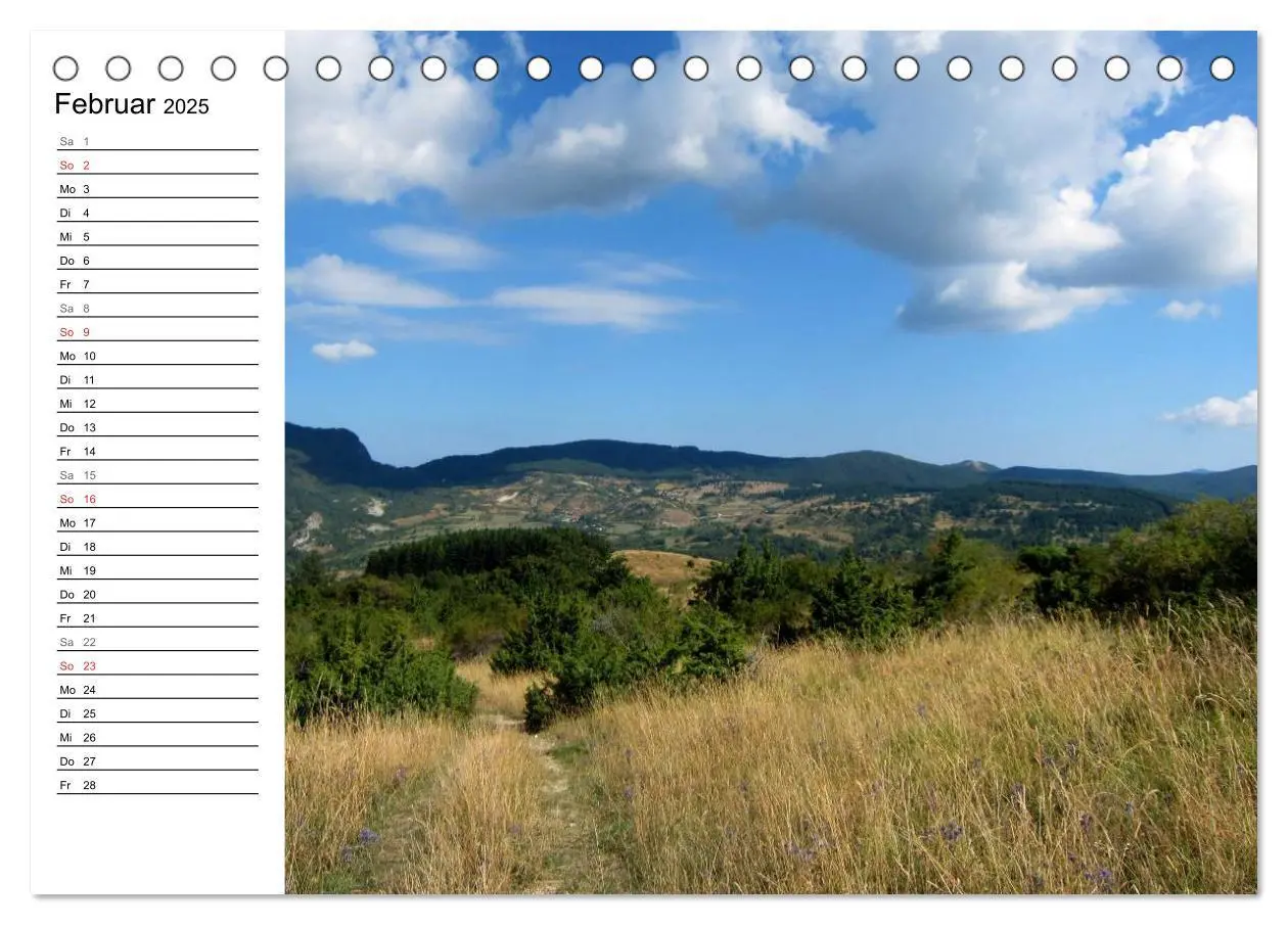Bild: 9783435518784 | Camino di Assisi - Franziskusweg (Tischkalender 2025 DIN A5 quer),...