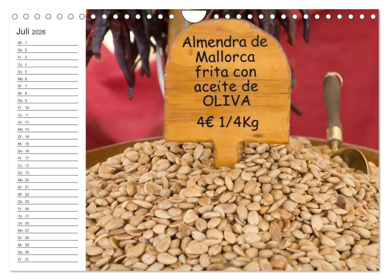 Bild: 9783516008784 | Emotionale Momente: Mandeln (Wandkalender 2026 DIN A4 quer),...