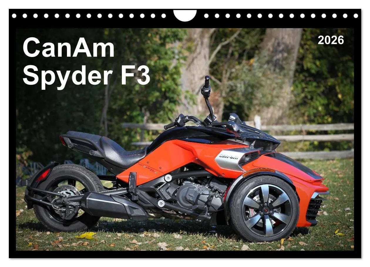 Cover: 9783516098884 | CanAm Spyder F3 (Wandkalender 2026 DIN A4 quer), CALVENDO...