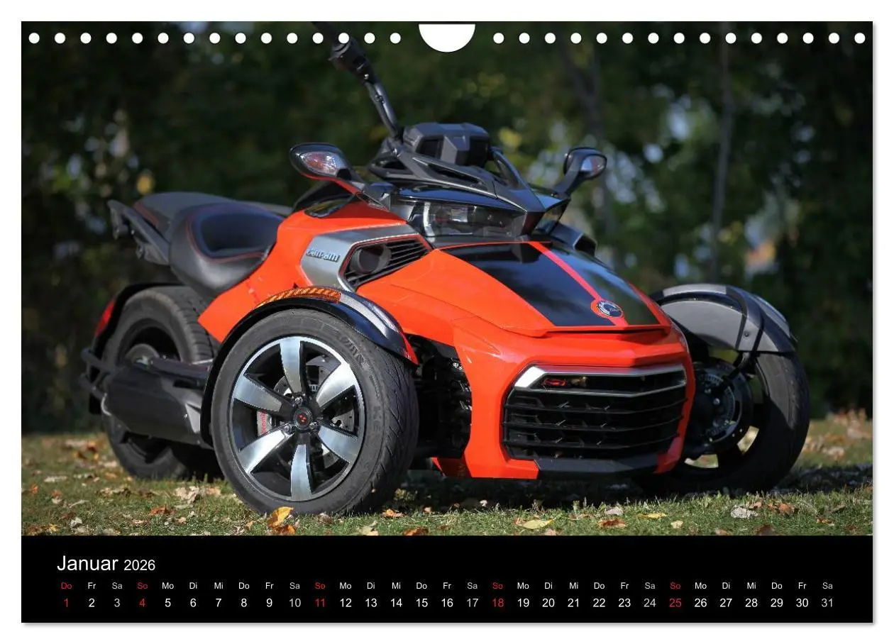 Bild: 9783516098884 | CanAm Spyder F3 (Wandkalender 2026 DIN A4 quer), CALVENDO...