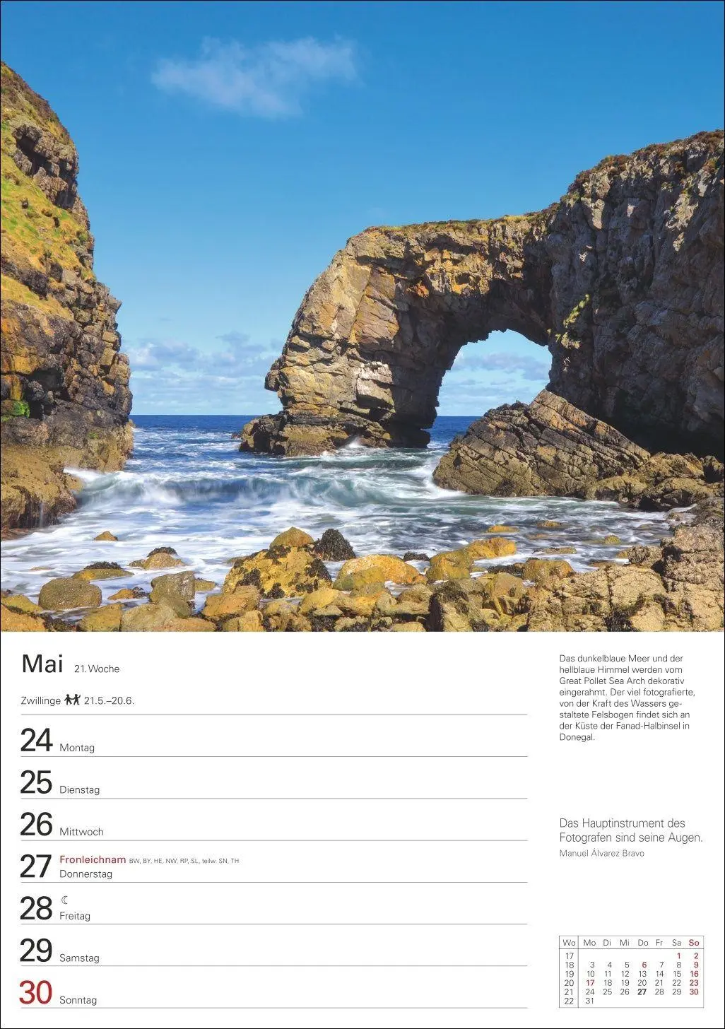 Bild: 9783840038884 | Irland Wochenplaner 2027 - Eine Reise in 53 Bildern | Ulrike Issel