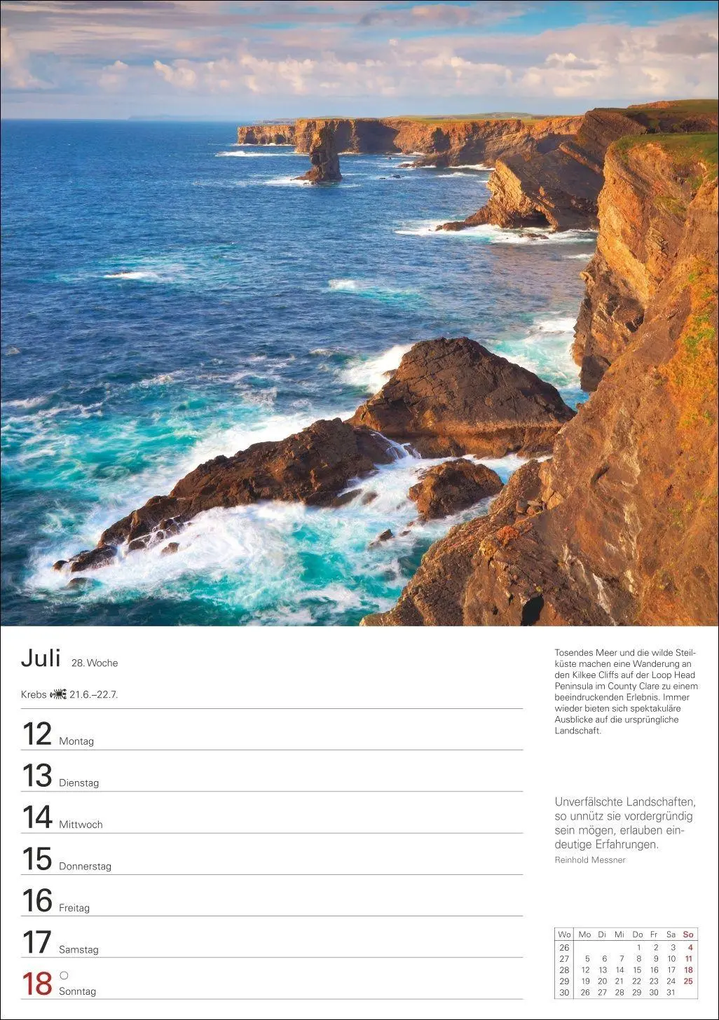 Bild: 9783840038884 | Irland Wochenplaner 2027 - Eine Reise in 53 Bildern | Ulrike Issel