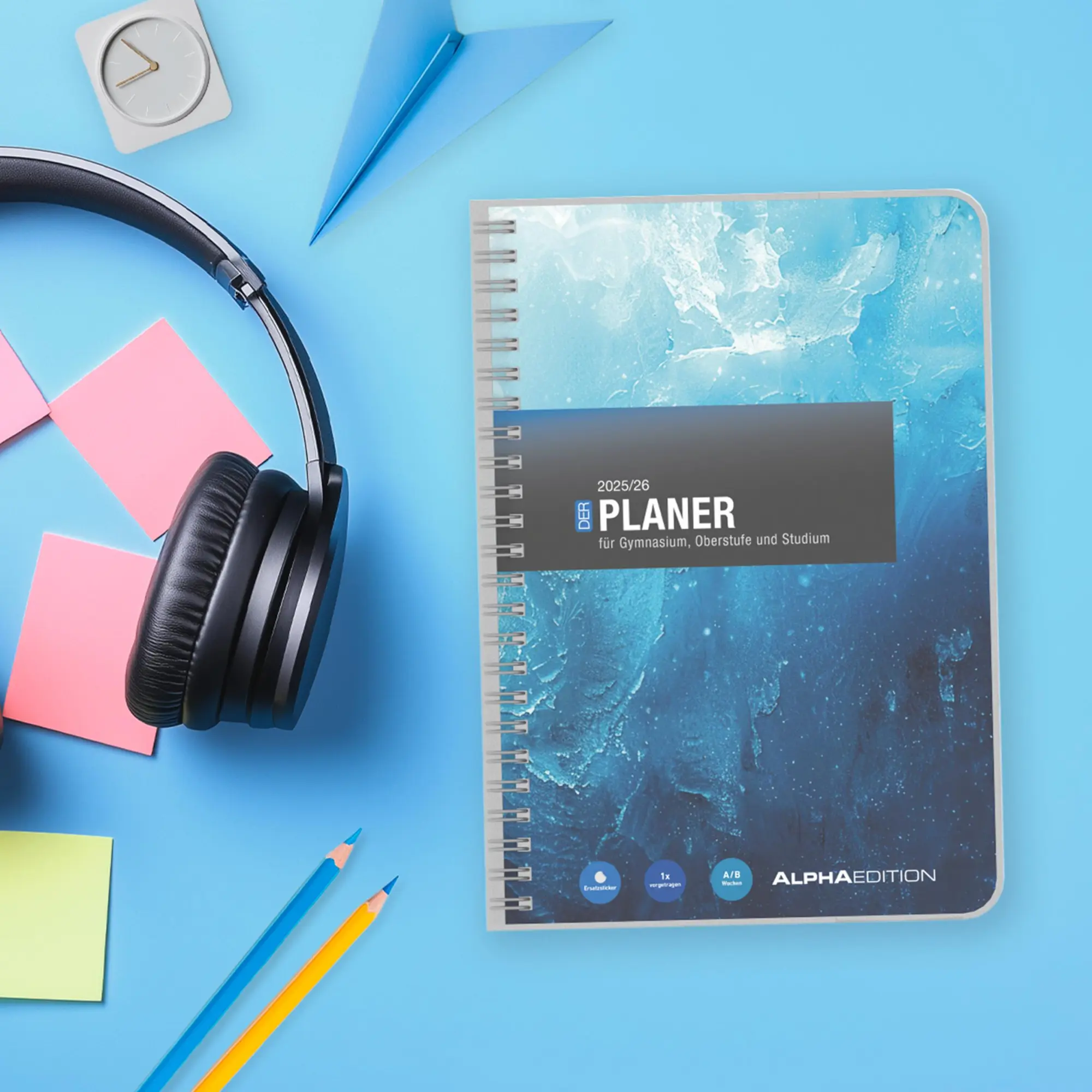 Bild: 4069095008984 | Gymnasialplaner blau | Kalender | 128 S. | Deutsch | EAN 4069095008984