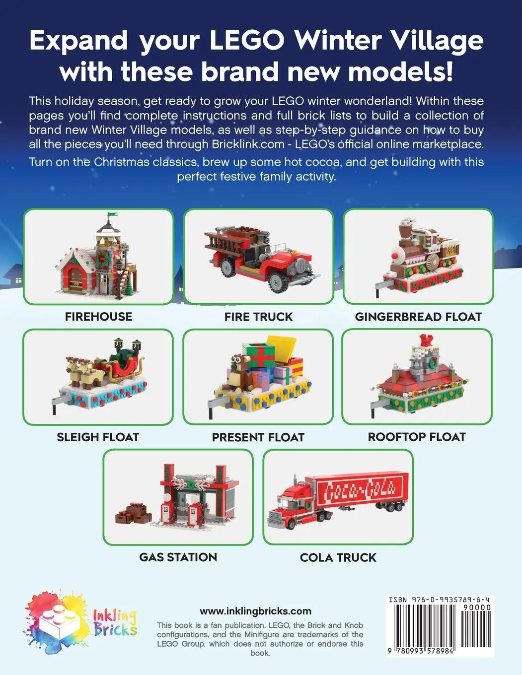 Rückseite: 9780993578984 | Build Up Your LEGO Winter Village | Christmas Parade | David Younger