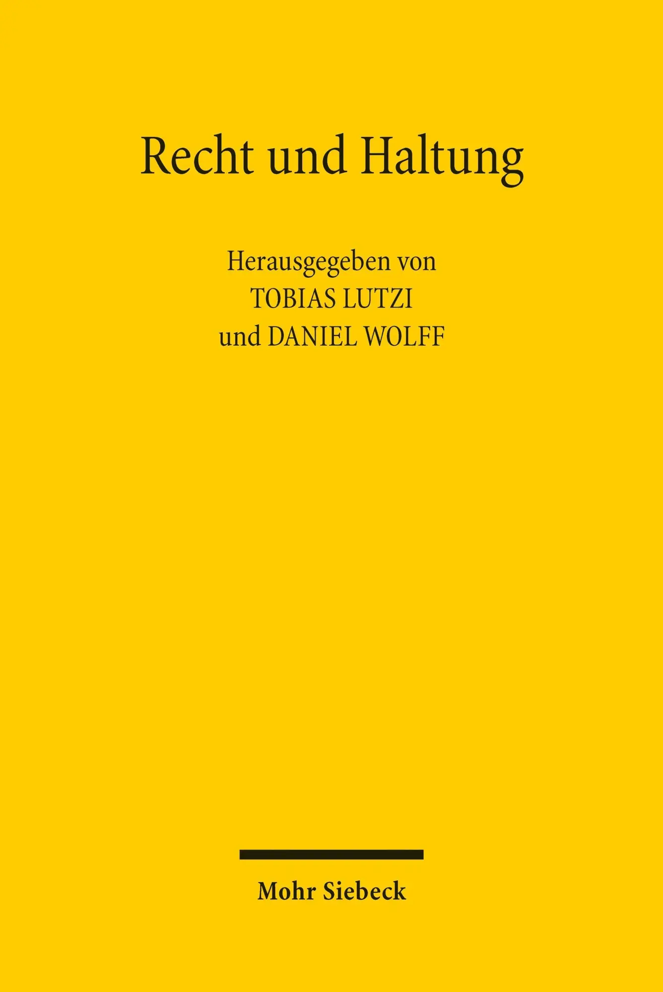 Recht und Haltung