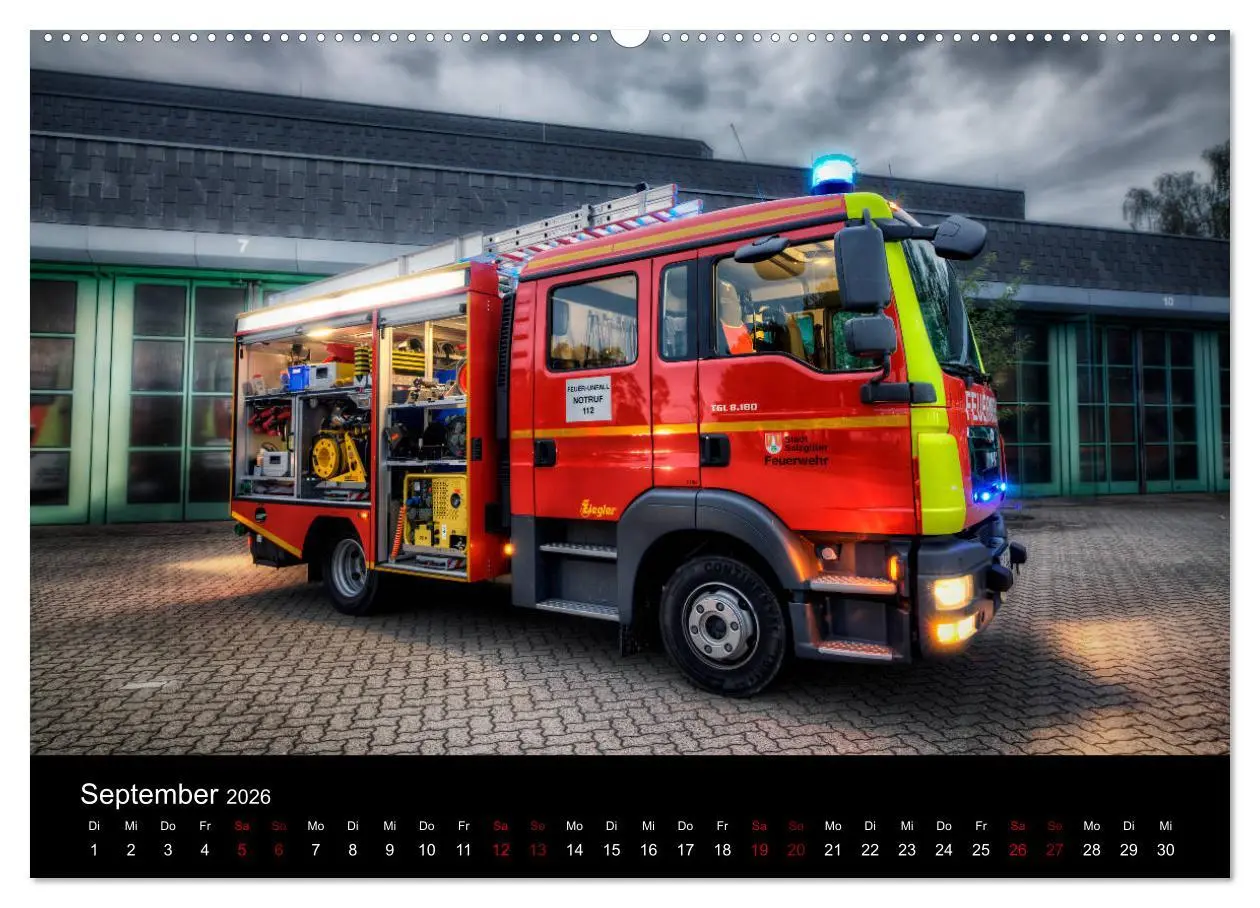 Bild: 9783457758984 | Feuerwehr und Rettungsdienst (hochwertiger Premium Wandkalender...