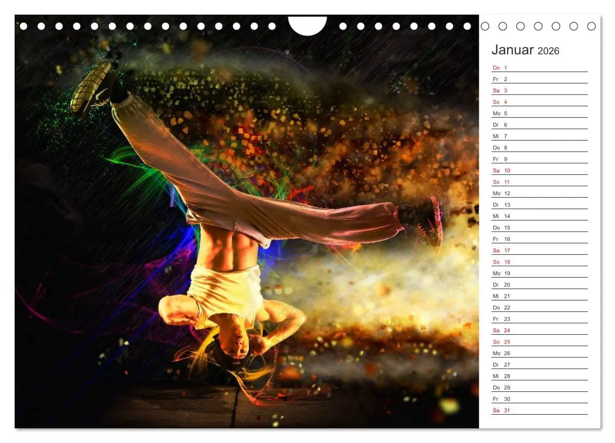 Bild: 9783457998984 | Break Dance (Wandkalender 2026 DIN A4 quer), CALVENDO Monatskalender