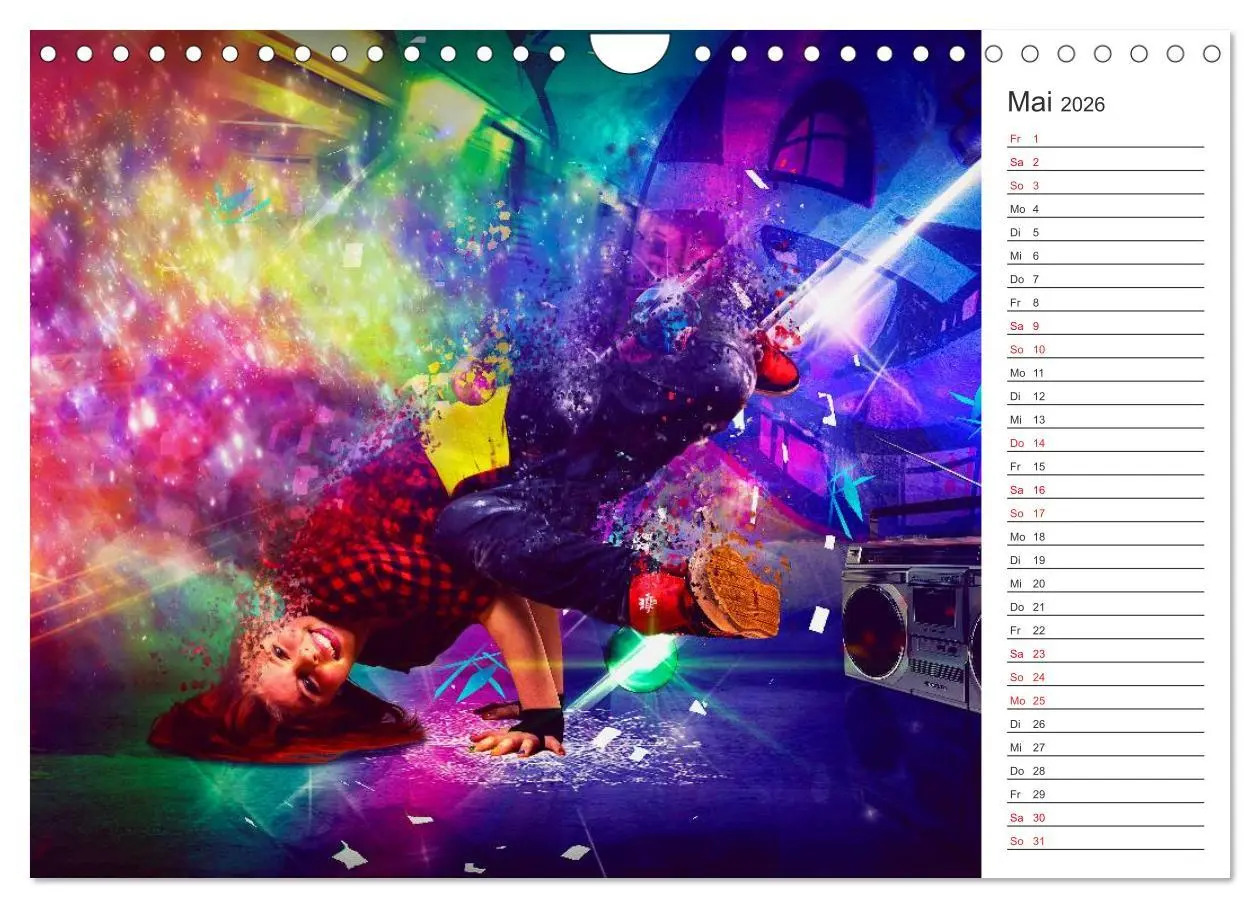 Bild: 9783457998984 | Break Dance (Wandkalender 2026 DIN A4 quer), CALVENDO Monatskalender