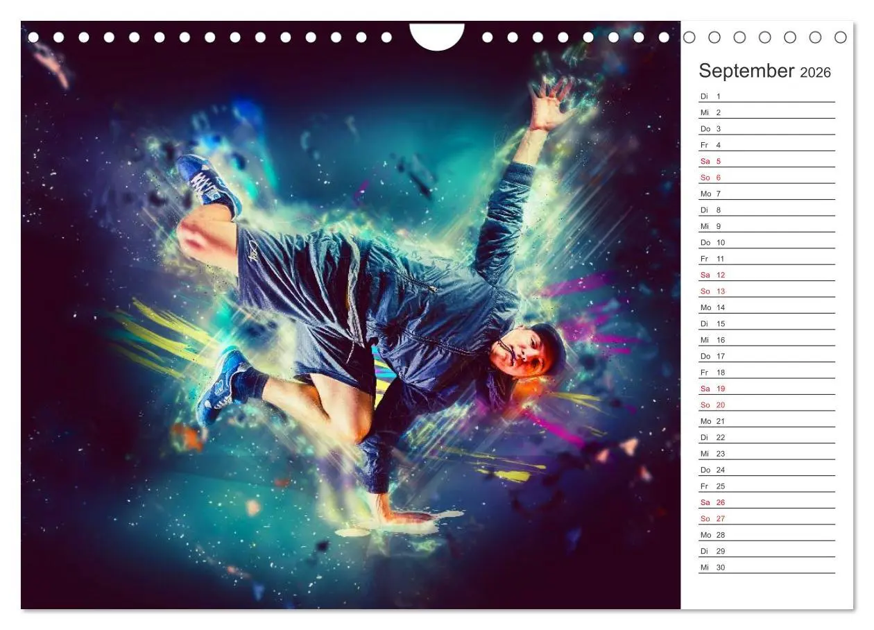 Bild: 9783457998984 | Break Dance (Wandkalender 2026 DIN A4 quer), CALVENDO Monatskalender