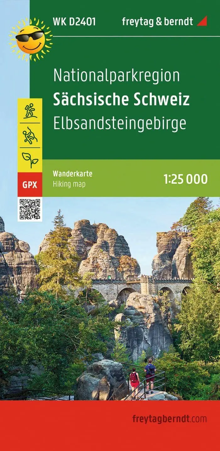Cover: 9783707918984 | Nationalparkregion Sächsische Schweiz, Wanderkarte 1:25.000 | berndt