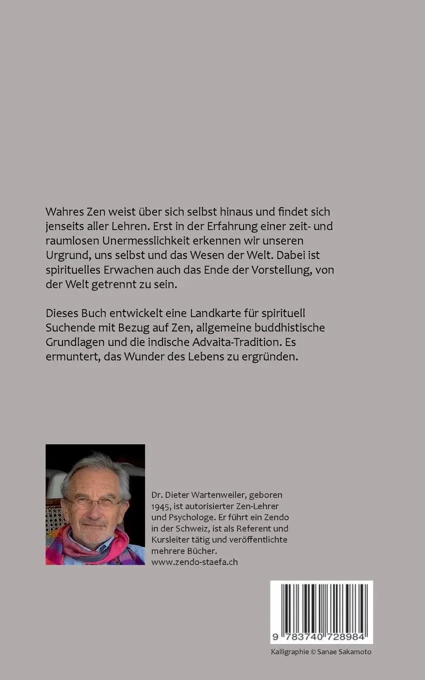 Rückseite: 9783740728984 | Jenseits von Zen | Wege zum spirituellen Erwachen | Wartenweiler
