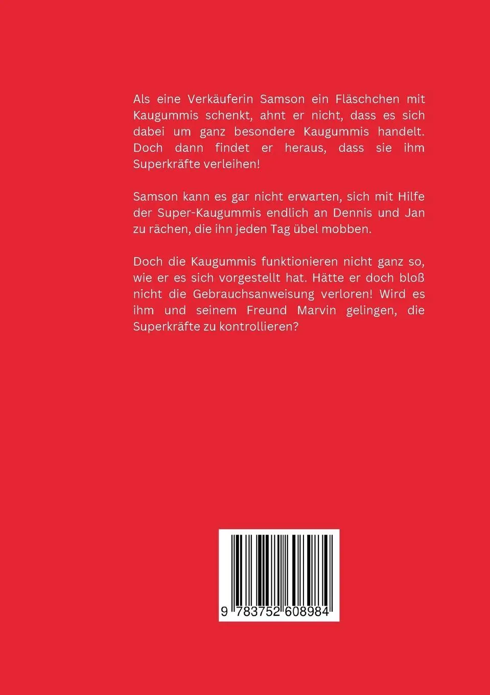 Rückseite: 9783752608984 | Samsons Superkaugummis | Frauke Markmann | Taschenbuch | Paperback