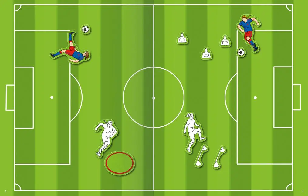 Bild: 9783473489084 | Mein Ausmalstickerbuch - Fußball | Hendrik Kranenberg | Taschenbuch