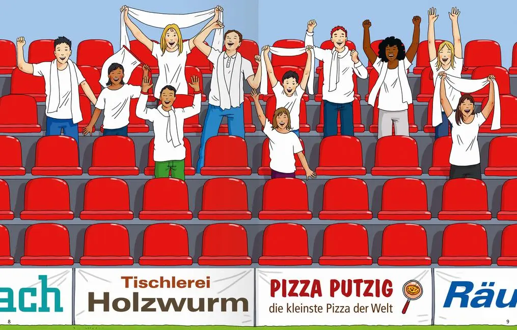 Bild: 9783473489084 | Mein Ausmalstickerbuch - Fußball | Hendrik Kranenberg | Taschenbuch