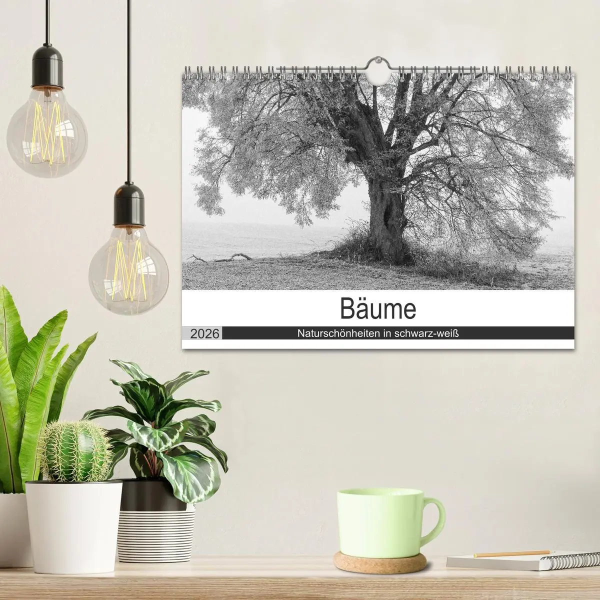 Bild: 9783516119084 | Bäume - Naturschönheiten in schwarz-weiß (Wandkalender 2026 DIN A4...