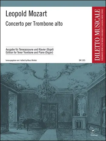 Cover: 9790012189084 | Concerto Per Trombone Alto | Leopold Mozart | Buch | Doblinger Verlag