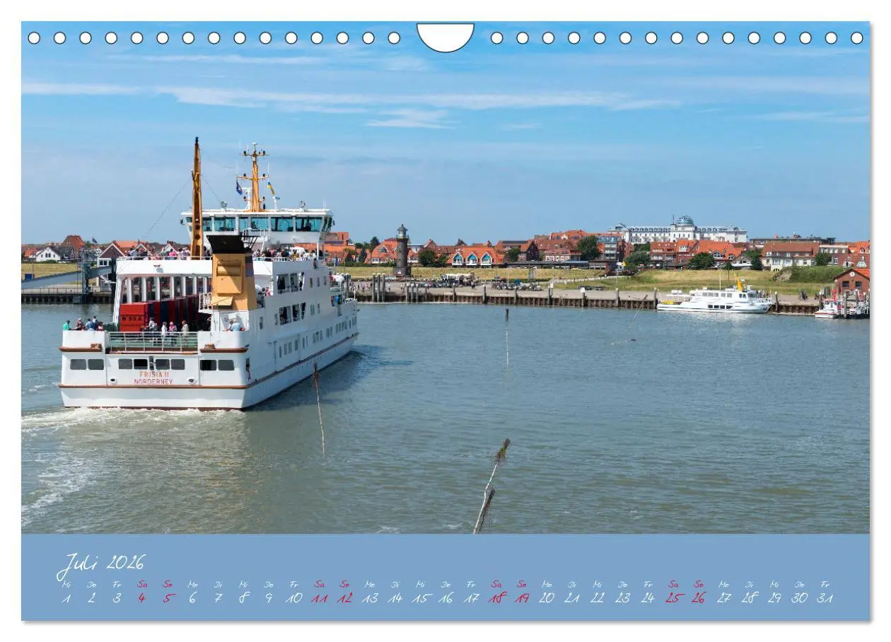 Bild: 9783457329184 | "Töwerland" Juist (Wandkalender 2026 DIN A4 quer), CALVENDO...