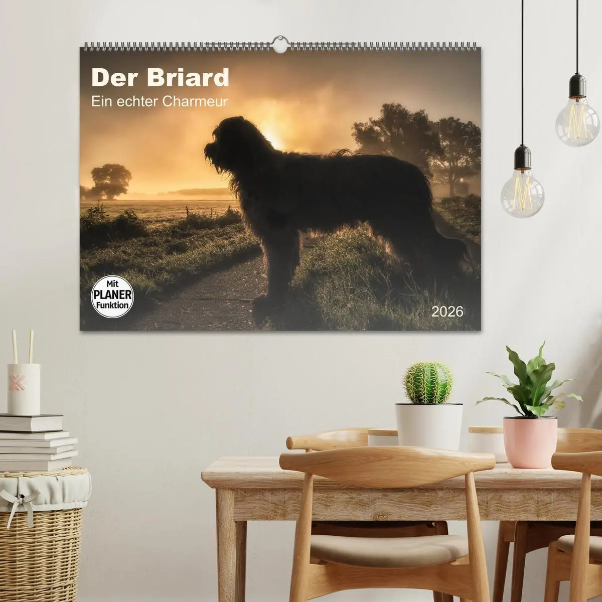 Bild: 9783457949184 | Der Briard 2026 - Ein echter Charmeur (Wandkalender 2026 DIN A2...