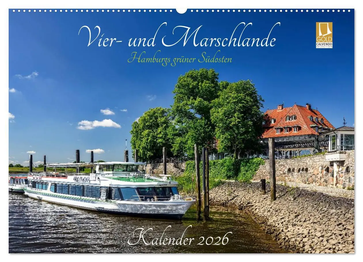 Cover: 9783516039184 | Vier- und Marschlande Hamburgs grüner Südosten (Wandkalender 2026...