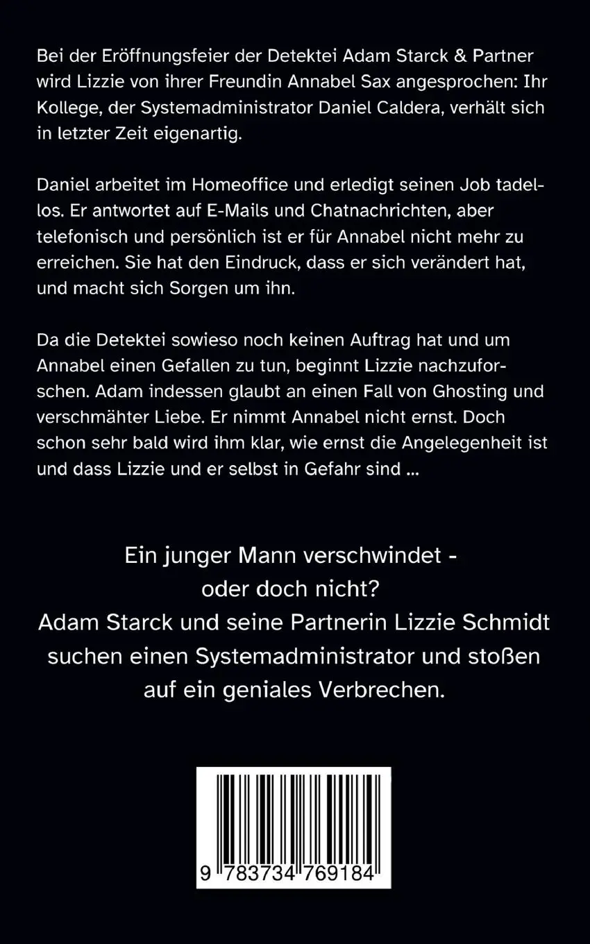 Rückseite: 9783734769184 | Projekt Bodysnatch | Der zweite Fall für Adam Starck &amp; Partner | Buch