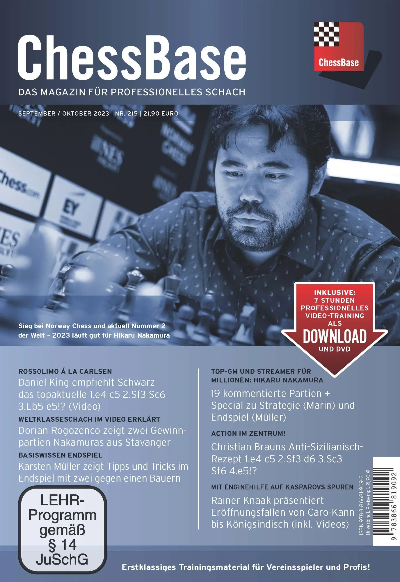 Cover: 9783866819184 | ChessBase Magazin 215 | ChessBase GmbH | Taschenbuch | 26 S. | Deutsch