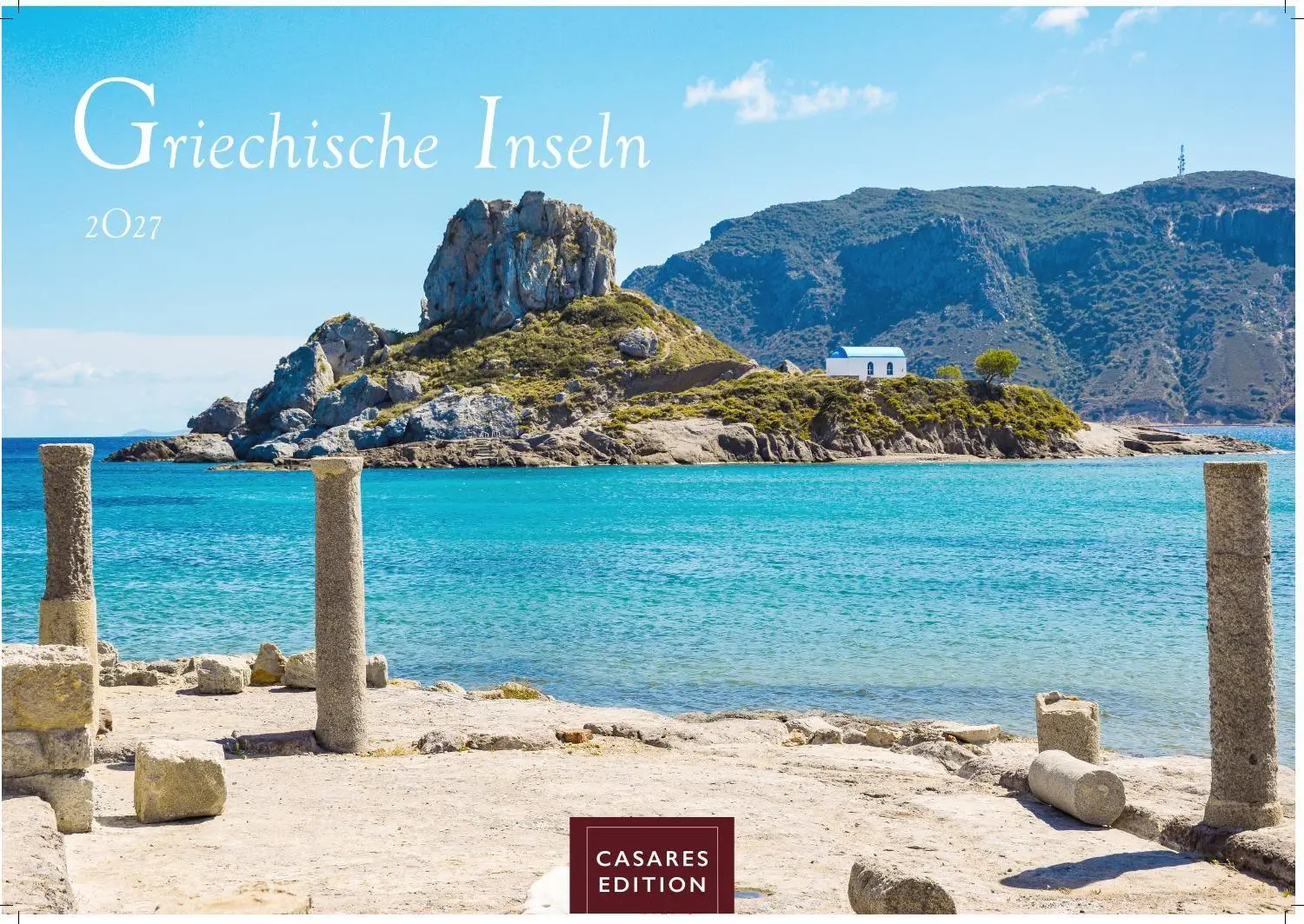 Cover: 9781835249284 | Griechische Inseln Kalender 2027 - Wandkalender Fotokalender...