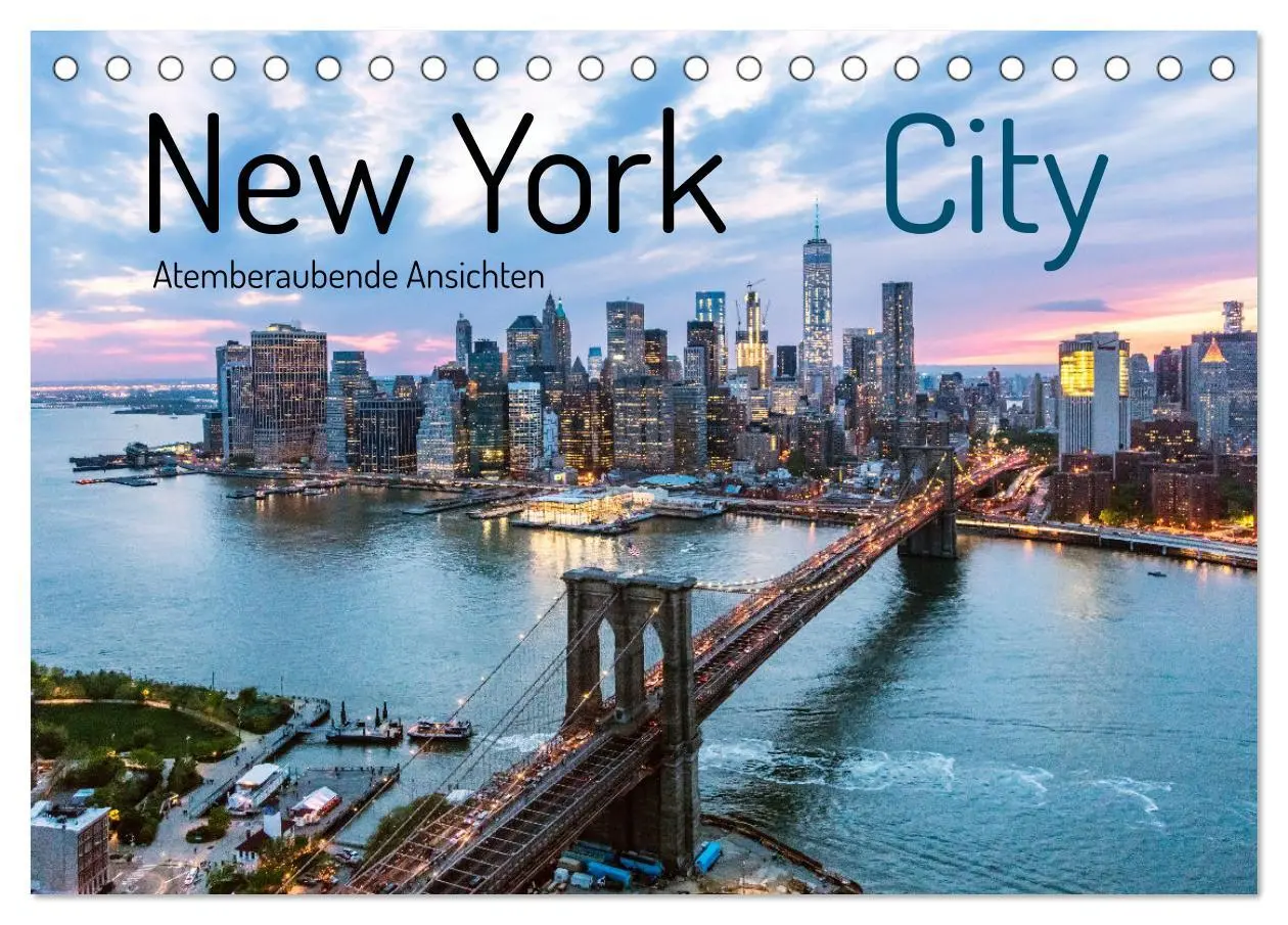Cover: 9783457629284 | New York City - Atemberaubende Ansichten (Tischkalender 2026 DIN A5...