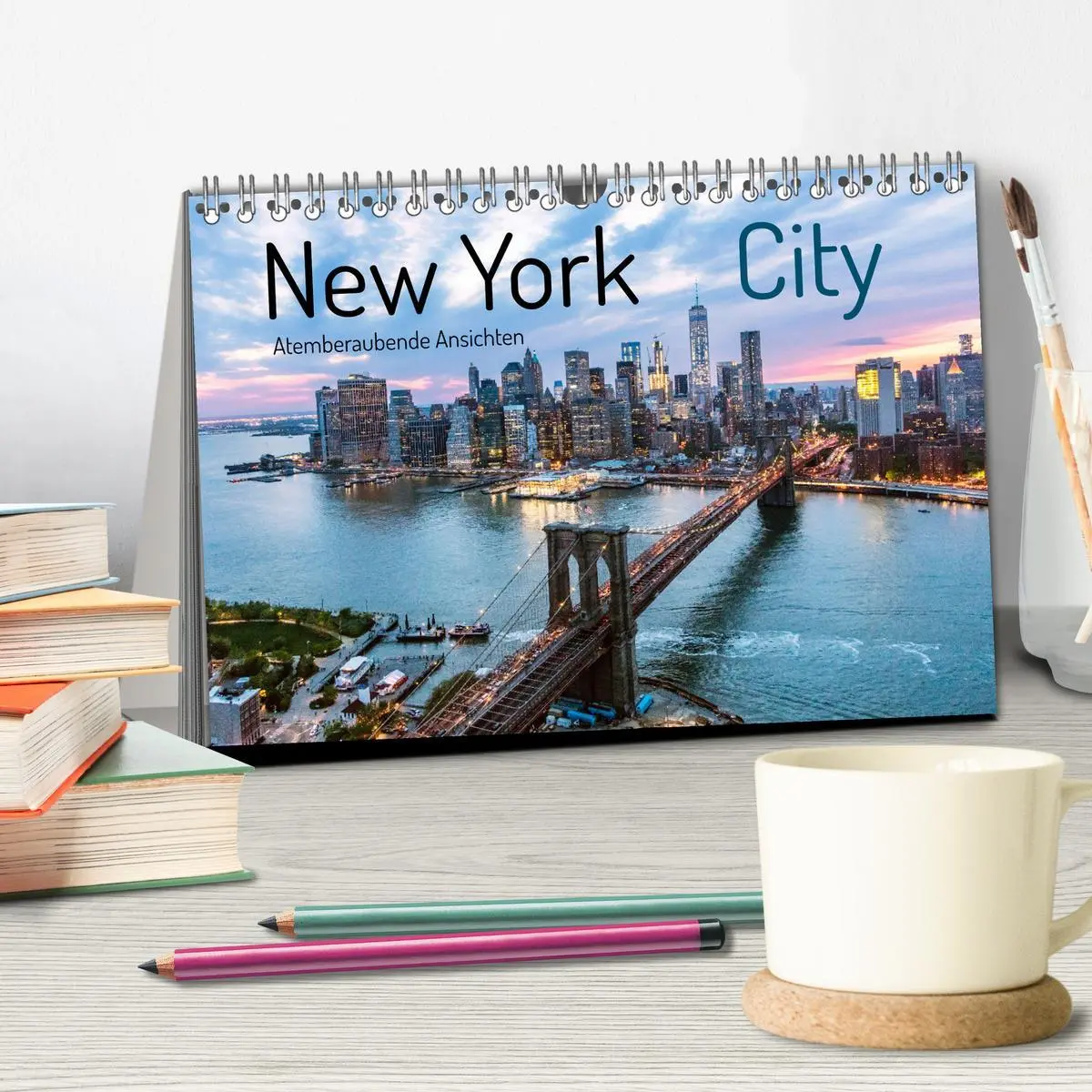 Bild: 9783457629284 | New York City - Atemberaubende Ansichten (Tischkalender 2026 DIN A5...