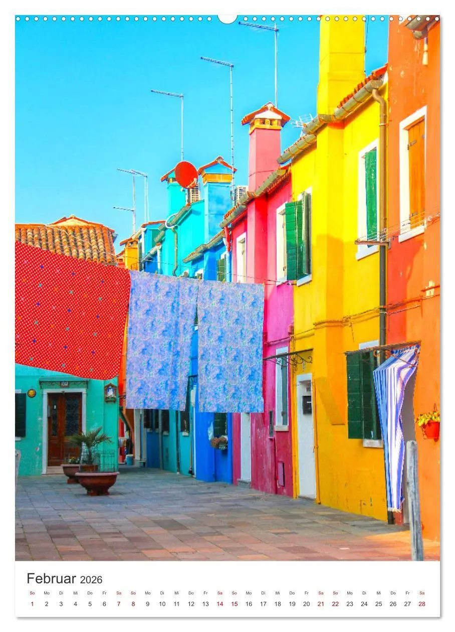 Bild: 9783516339284 | Farbenfrohes Italien (Wandkalender 2026 DIN A2 hoch), CALVENDO...