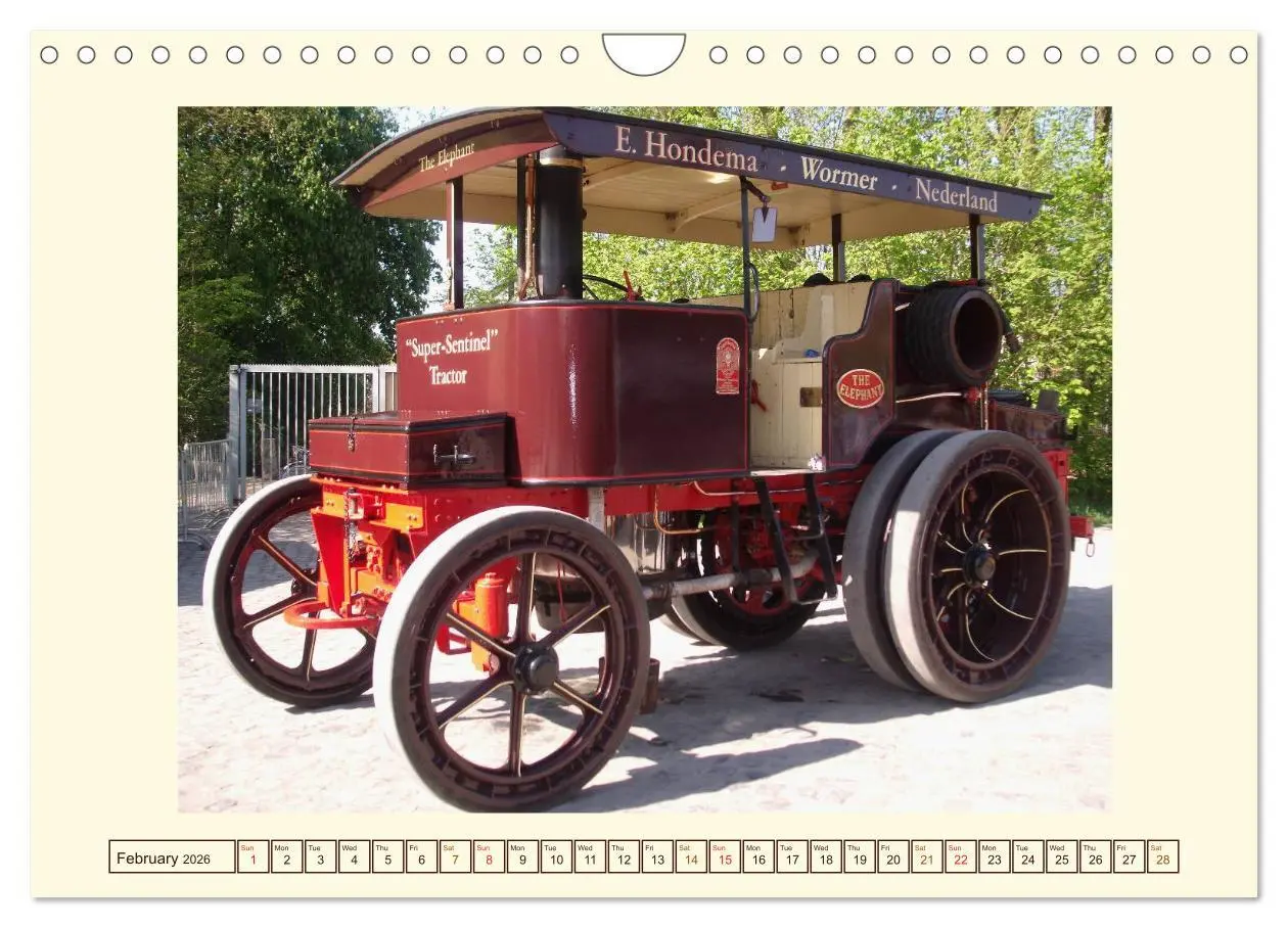 Bild: 9783516579284 | Steam engines (Wall Calendar 2026 DIN A4 landscape), CALVENDO 12...