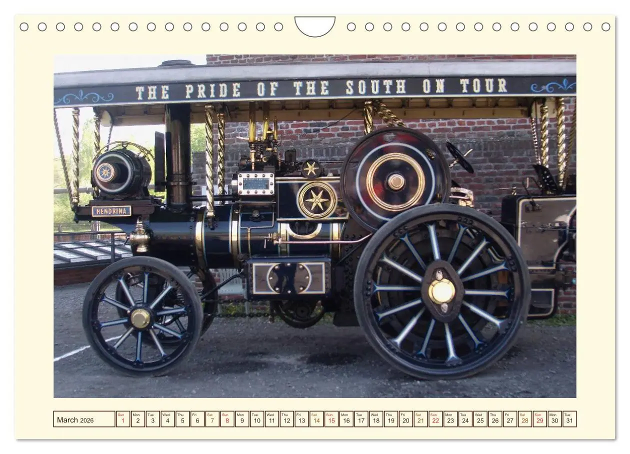 Bild: 9783516579284 | Steam engines (Wall Calendar 2026 DIN A4 landscape), CALVENDO 12...