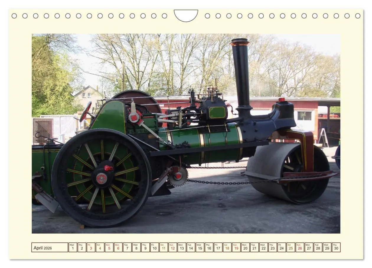 Bild: 9783516579284 | Steam engines (Wall Calendar 2026 DIN A4 landscape), CALVENDO 12...