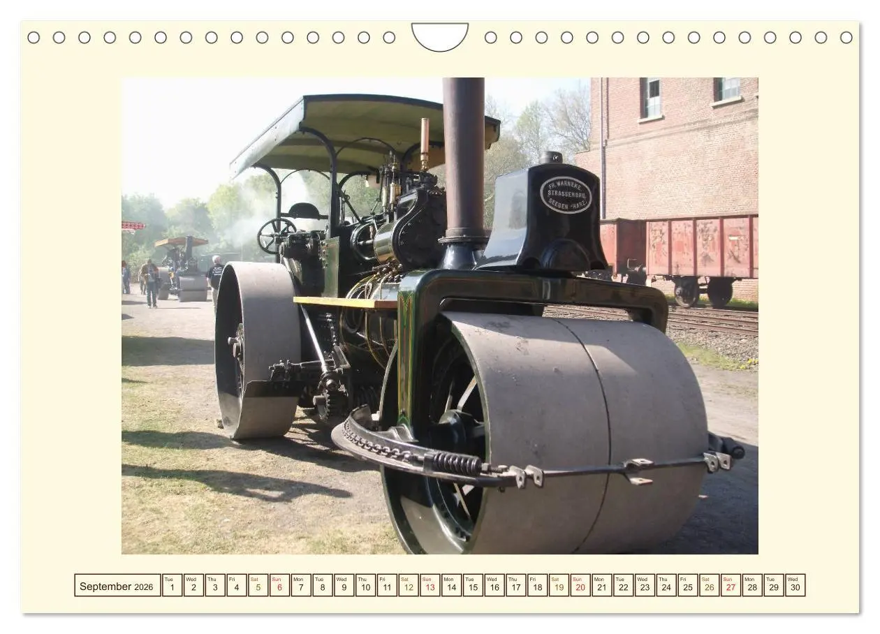 Bild: 9783516579284 | Steam engines (Wall Calendar 2026 DIN A4 landscape), CALVENDO 12...