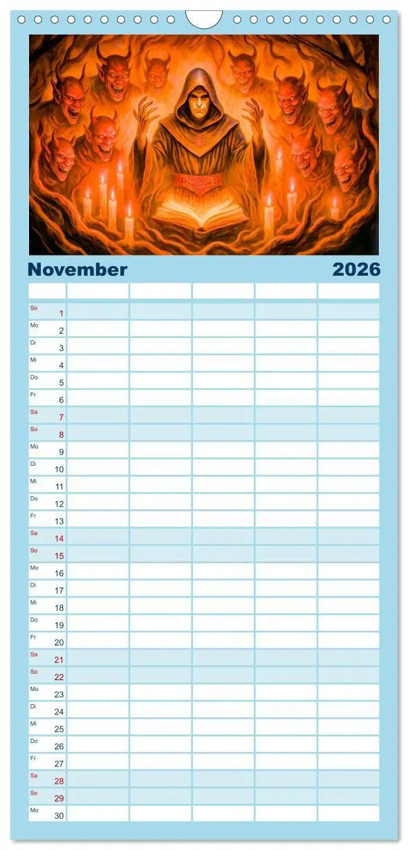 Bild: 9783516649284 | Familienplaner 2026 - Magische Meister - Kalender über Zauberer und...