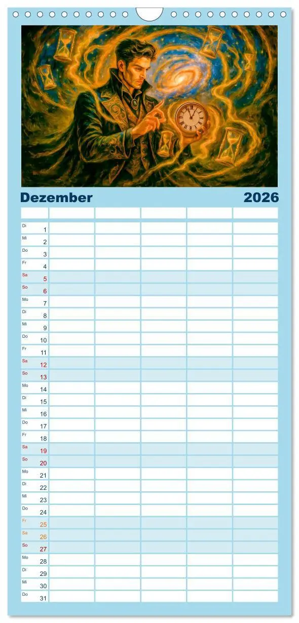 Bild: 9783516649284 | Familienplaner 2026 - Magische Meister - Kalender über Zauberer und...