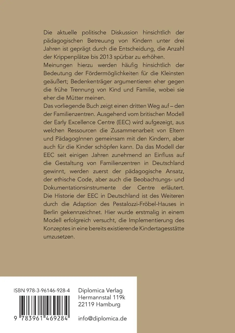 Rückseite: 9783961469284 | Familienzentren nach dem Early Excellence Konzept. Praktische...