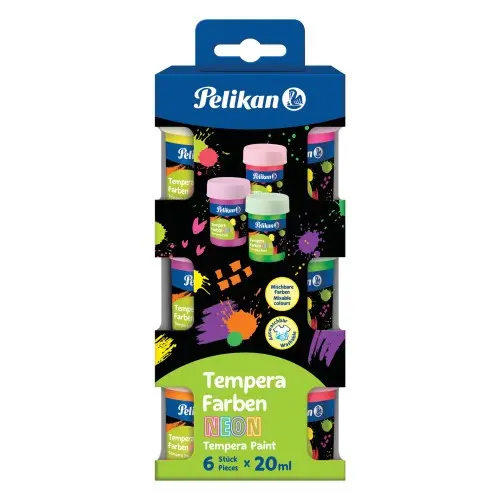 Cover: 4012700809384 | Pelikan Temperafarben NEON, 6 Schulmalfarben je 20ml | 809382 | 2023