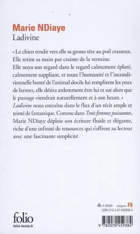 Rückseite: 9782070459384 | Ladivine | Marie NDiaye | Taschenbuch | 454 S. | Französisch | 2014