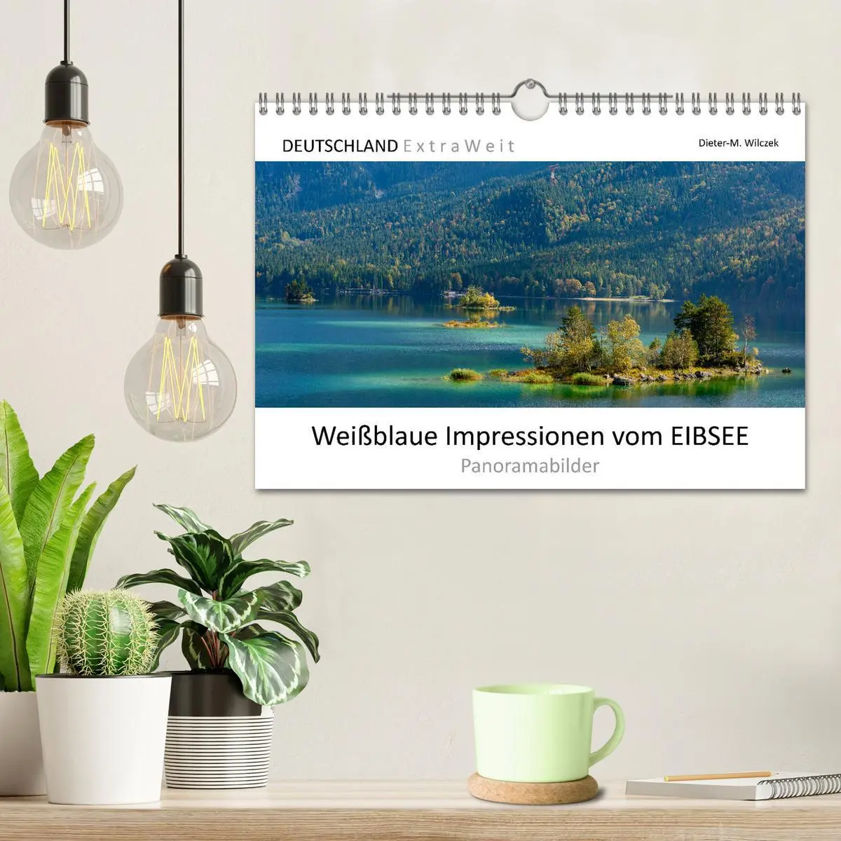 Bild: 9783457789384 | Weißblaue Impressionen vom Eibsee (Wandkalender 2026 DIN A4 quer),...